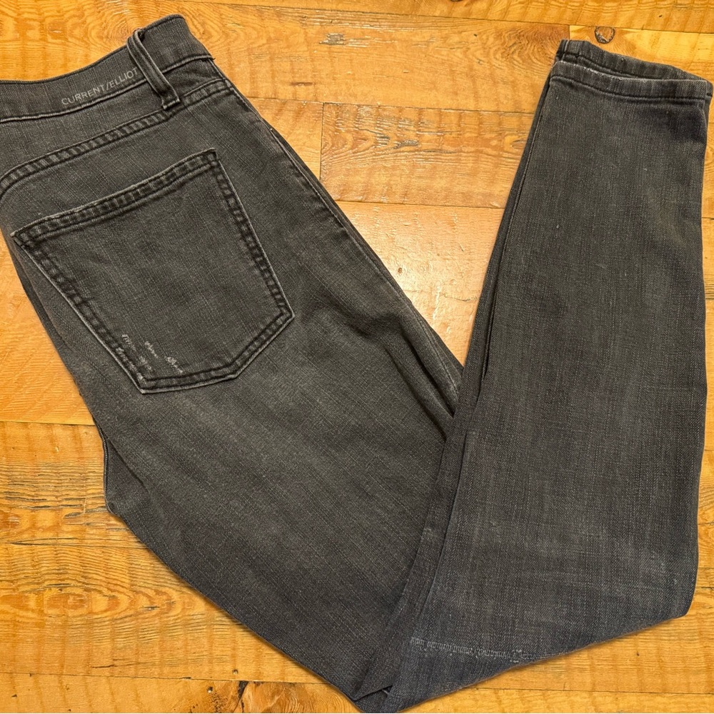 Current/Elliott Charcoal Denim Jeans